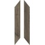 Kronos Les Bois С000428934 LB058_CHEVRON BOCOTE gres porcelánový 9x58,5 cm, Itálie, dřevo - fotografie 1