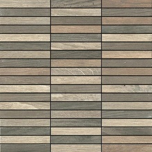 Kronos Wood Side С000310761 6617_mosaico 1,5X10 WOOD MEDIUM Mosaiikki 30x30 cm, Italia, puunaytteinen - kuva 1 - kuva 1