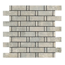 La Fabbrica Ava Artile С000510949 156312_Greige_muretto_nat_ret Mozaika 30x30 cm, Włochy - zdjęcie 1 - zdjęcie 1