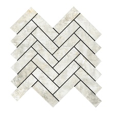 La Fabbrica Ava Artile С000510944 156303_Ivory_spinadipesce_nat_ret Mozaika 25,5x34 cm, Włochy - zdjęcie 1 - zdjęcie 1