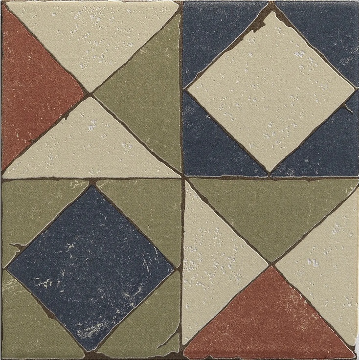 La Fabbrica Ava Cotto del Casale С000518270 161301_Decoro_Pompei(mix4)_sat Decor 20,3x20,3 cm, Italy, terracotta look - photo 1 La Fabbrica Ava Cotto del Casale С000518270 161301_Decoro_Pompei(mix4)_sat Decor 20,3x20,3 cm, Italy, terracotta look - photo 1