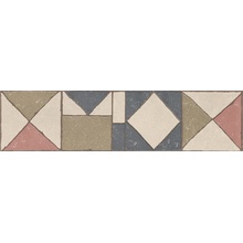La Fabbrica Ava Cotto del Casale С000518271 161303_Decoro_Fascia(mix4)_sat Dekor 10x40 cm, Italia, under kotto - foto 1 - foto 1