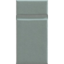 La Fabbrica Ava Grooves С000610242 206009_Sage_matt_dec_mix Wandfliese 7,5x15 cm, Italien, monochrom - Foto 1 - Foto 1