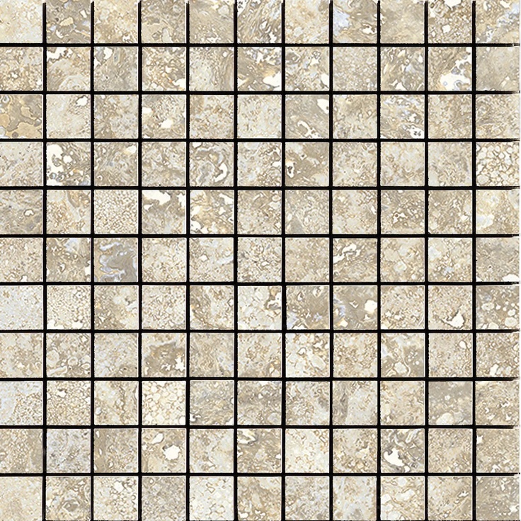La Fabbrica Ava Imperial С000511099 155333_Navona_nat_mos_rett Mosaic 30x30 cm, Italy, travertine - photo 1 La Fabbrica Ava Imperial С000511099 155333_Navona_nat_mos_rett Mosaic 30x30 cm, Italy, travertine - photo 1
