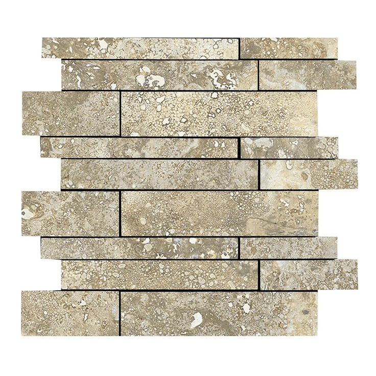 La Fabbrica Ava Imperial С000511104 155344_Tivoli_nat_muretto_rett Mosaic 30x30 cm, Italy, travertine - photo 1 La Fabbrica Ava Imperial С000511104 155344_Tivoli_nat_muretto_rett Mosaic 30x30 cm, Italy, travertine - photo 1