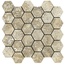 La Fabbrica Ava Imperial С000511096 155324_Tivoli_nat_esagona_rett Mosaic 28x29 cm, Italy, travertine - photo 1