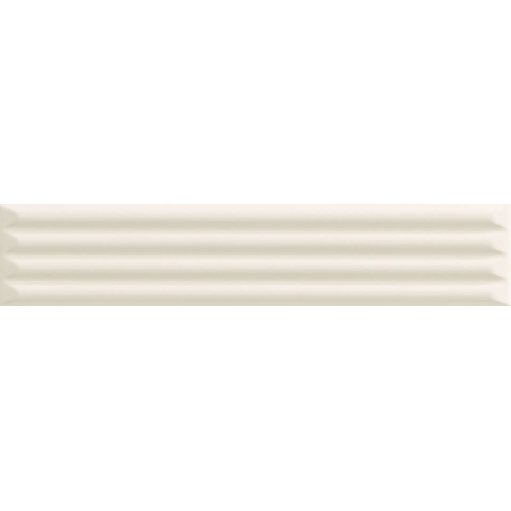 La Fabbrica Ava Up С000609799 192124_Bone_matt_cannettato vægflise 5x25 cm, Italien, monokrom - foto 1 La Fabbrica Ava Up С000609799 192124_Bone_matt_cannettato vægflise 5x25 cm, Italien, monokrom - foto 1