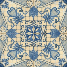 Le Nid Natura С000536857 SQ14-b 20 1.9_Sq14-B201.9_BluMare Floor tile 20x20 cm, Italy, crackle - photo 1 - photo 1