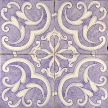 Le Nid Natura С000536852 SQ10-L 20 1_Sq10-L201_LillaSaponaria Floor tile 20x20 cm, Italy, crackle - photo 1 - photo 1