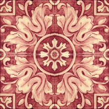 Le Nid Natura С000536817 SQ41-r 20 1_Sq41-R201_RossoFicusIndica Floor tile 20x20 cm, Italy, crackle - photo 1 - photo 1