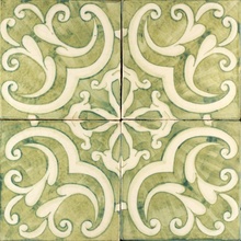 Le Nid Natura С000536825 SQ10-v 20 1.9_Sq10-V201.9_VerdeCollina Floor tile 20x20 cm, Italy, crackle - photo 1 - photo 1