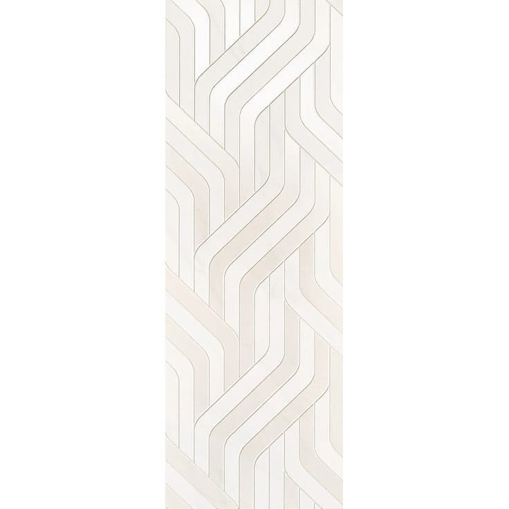 Love Tiles Marble С000363014 B664.0139.001A_TwistWhiteShineRet45*119 Decor 45x119 cm, Portugal, other types of marble - photo 1 Love Tiles Marble С000363014 B664.0139.001A_TwistWhiteShineRet45*119 Decor 45x119 cm, Portugal, other types of marble - photo 1