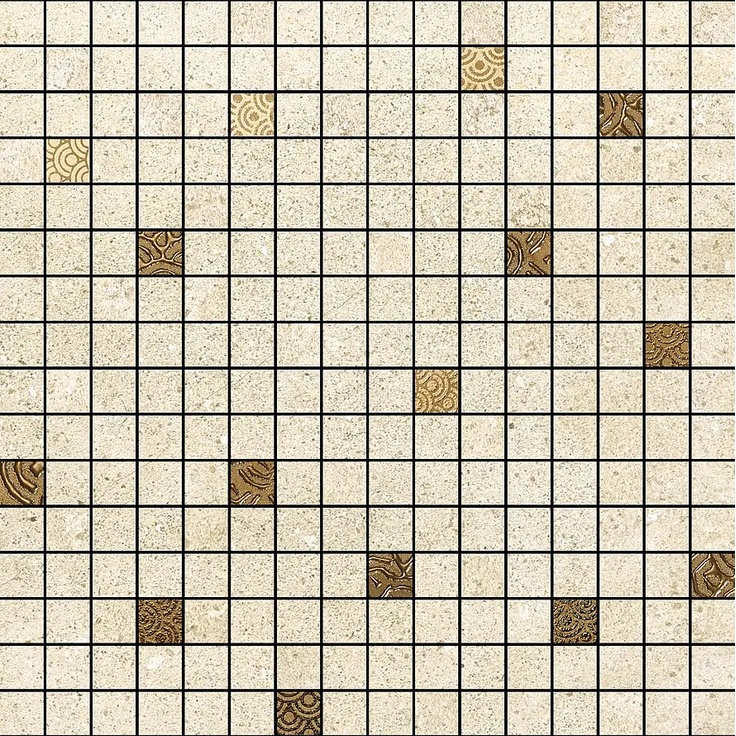 Love Tiles Nest С000305747 B663.0085.002A_MosaicShelterBeige35*35 Mosaic 35x35 cm, Portugal, concrete look - photo 1 Love Tiles Nest С000305747 B663.0085.002A_MosaicShelterBeige35*35 Mosaic 35x35 cm, Portugal, concrete look - photo 1