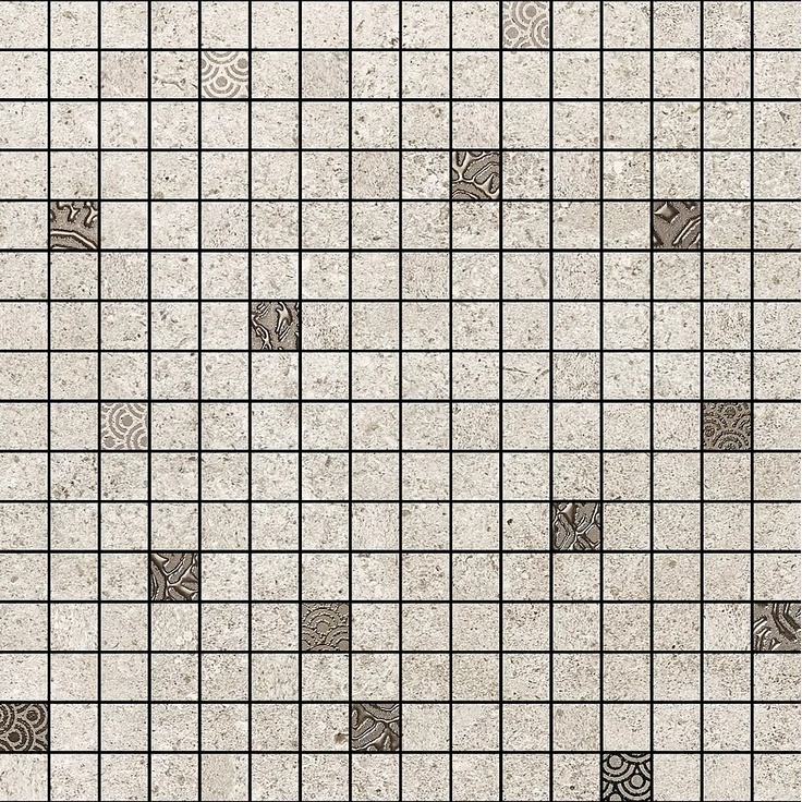 Love Tiles Nest С000305748 B663.0085.003A_MosaicShelterGrey35*35 Mosaic 35x35 cm, Portugal, concrete look - photo 1 Love Tiles Nest С000305748 B663.0085.003A_MosaicShelterGrey35*35 Mosaic 35x35 cm, Portugal, concrete look - photo 1