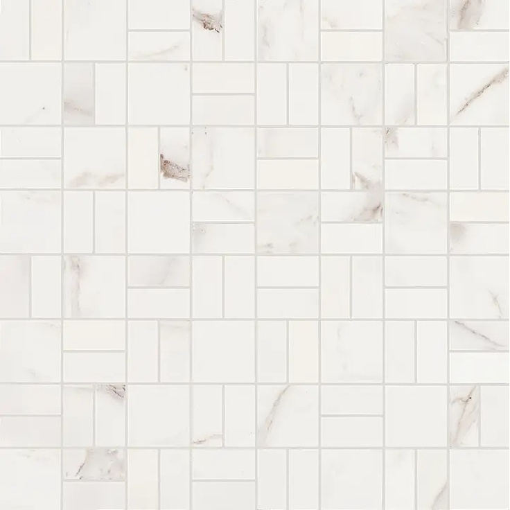 Love Tiles Precious С000308839 B663.0091.001_MosaicPreciousMix_35*35 Mosaic 35x35 cm, Portugal, calacatta - photo 1 Love Tiles Precious С000308839 B663.0091.001_MosaicPreciousMix_35*35 Mosaic 35x35 cm, Portugal, calacatta - photo 1