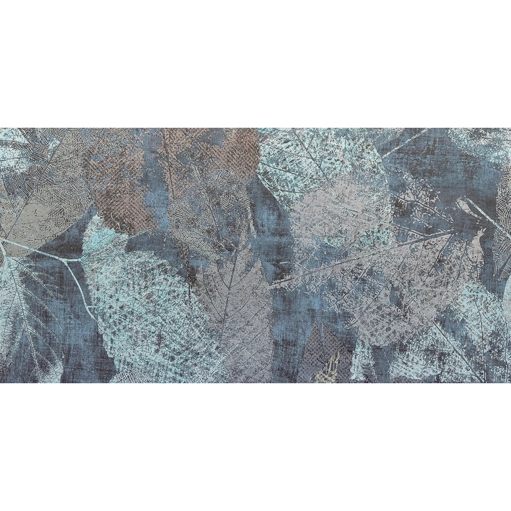 Luci di Venezia Foliage FO601BL65LDV Blue porcelain tile 60x120 cm, Italy - photo 1 Luci di Venezia Foliage FO601BL65LDV Blue porcelain tile 60x120 cm, Italy - photo 1