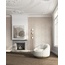 Luci di Venezia Onde 60x60, glazed porcelain stoneware, Italy, metal - interior photo 1 Luci di Venezia Onde 60x60, glazed porcelain stoneware, Italy, metal - interior photo 1
