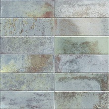 Mainzu Bellagio Aquamarine azulejo de parede 10x30 cm, Espanha, efeito metal - foto 1 - foto 2