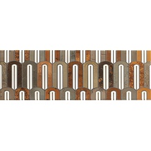 Mainzu Bellagio Arco Caramel azulejo de parede 10x30 cm, Espanha, efeito metal - foto 1 - foto 1