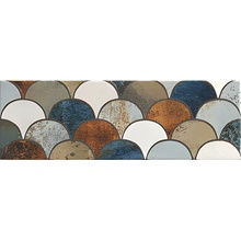 Mainzu Bellagio Escama Caramel azulejo de parede 10x30 cm, Espanha, efeito metal - foto 1 - foto 1