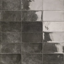 Mainzu Camden Rev Nero carreau mural 10x20 cm, Espagne, effet brique  - photo 1 - photo 2
