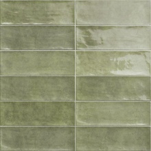 Mainzu Cinque Terre Emerald wall tile 10x30 cm, Spain, brick  - photo 1 - photo 1