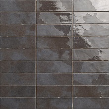 Mainzu Korfu Black azulejo de pared 6,5x20 cm, España - foto 1 - foto 2