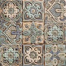 Mainzu Mandala PT02776 Centro wall tile 20x20 cm, Spain, mosaic - photo 1 - photo 2