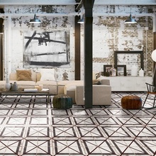 Mainzu Metallici 20x20 см, glazed porcelain stoneware, Spain, metal look - interior photo 1 - 3 Mainzu Metallici 20x20 см, glazed porcelain stoneware, Spain, metal look - interior photo 1 - photo 3