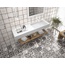 Mainzu Metallici 20x20 см, glazed porcelain stoneware, Spain, metal look - interior photo 3