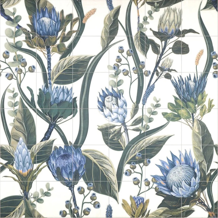 Mainzu Murales Optym С000587582 PT03223_MURAL BLUE LEAVES (PROTEA) 120x120 Panel 120x120 cm, Hiszpania, drewnopodobne - zdjęcie 1 Mainzu Murales Optym С000587582 PT03223_MURAL BLUE LEAVES (PROTEA) 120x120 Panel 120x120 cm, Hiszpania, drewnopodobne - zdjęcie 1
