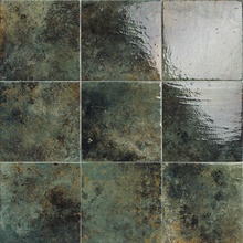 Mainzu Ocean Green gres porcelanato 20x20 cm, Espanha, efeito pedra  - foto 1 - foto 2