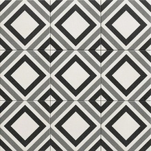 Mainzu Trinity С000592441 PT02947_BELFAST BLACK 20x20 Керамогранит 20x20 см, Испания, имитация гидравлической плитки - фото 1 - фото 1