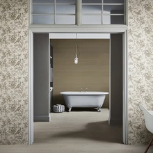 Marazzi Momenti 40x120 см, ceramic, Italy, monochrome - interior photo 1 - photo 2