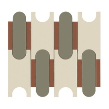 Marazzi Momenti MAL9 Puzzle Avorio Mosaico 30,6x32,8 cm, Itália, efeito mosaico - foto 1 - foto 1