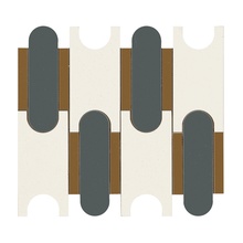 Marazzi Momenti MAL8 Puzzle Bianco Mosaico 30,6x32,8 cm, Itália, efeito mosaico - foto 1 - foto 1