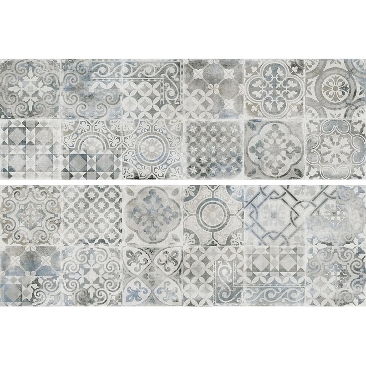 Marazzi Alchimia С000517322 M18Q_AlchimiaWhiteDecoroBoho60X180 azulejo de pared 60x180 cm, Italia, imitación de azulejos hidráulicos - foto 1 Marazzi Alchimia С000517322 M18Q_AlchimiaWhiteDecoroBoho60X180 azulejo de pared 60x180 cm, Italia, imitación de azulejos hidráulicos - foto 1