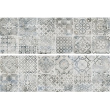 Marazzi Alchimia С000517322 M18Q_AlchimiaWhiteDecoroBoho60X180 veggflis 60x180 cm, Italia, imitasjon av hydraulisk flis - foto 1 - foto 1