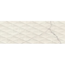 Marazzi Allmarble Wall M73S Statuario Struttura Pavé Lux 3D wandtegel 40x120 cm, Italië, steen  - foto 1 - foto 1