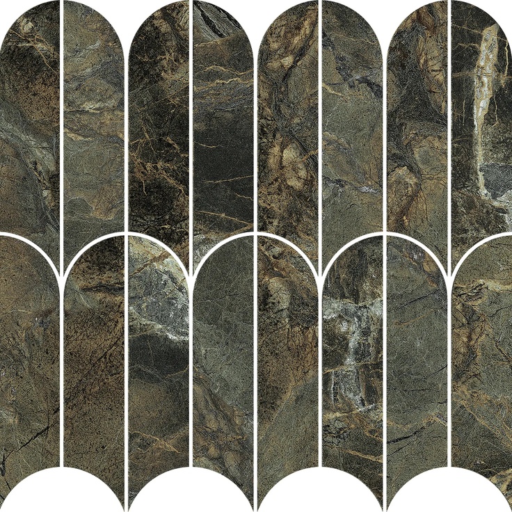 Marazzi Allmarble С000581140 MEZN_AllmarbleVerdeBorgognaMosaicoVentaglioLux29,8X29,8 Mozaika 29,8x29,8 cm, Itálie, ostatní druhy mramoru - fotografie 1 Marazzi Allmarble С000581140 MEZN_AllmarbleVerdeBorgognaMosaicoVentaglioLux29,8X29,8 Mozaika 29,8x29,8 cm, Itálie, ostatní druhy mramoru - fotografie 1
