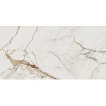 Marazzi Allmarble M4GM Golden White lux Ret porcelænsflise 60x120 cm, Italien, sten  - foto 1 - foto 1