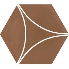 Marazzi Cementum С000570154 M9W5_CementumCottoDecoroArco21X18,2 gres porcelanato 18,2x21 cm, Itália, concreto - foto 1 - foto 1