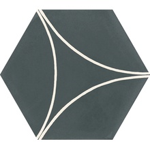 Marazzi Cementum С000570151 M9W2_CementumIndigoDecoroArco21X18,2 gres porcelanato 18,2x21 cm, Itália, concreto - foto 1 - foto 1
