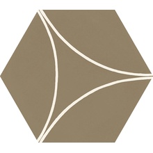 Marazzi Cementum С000570153 M9W4_CementumOliveDecoroArco21X18,2 gres porcelanato 18,2x21 cm, Itália, concreto - foto 1 - foto 1
