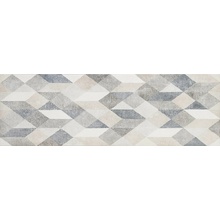 Marazzi Chalk С000451513 M02S_ChalkGreyDecoroOrigami azulejo de pared 25x76 cm, Italia, debajo del concreto - foto 1 - foto 1