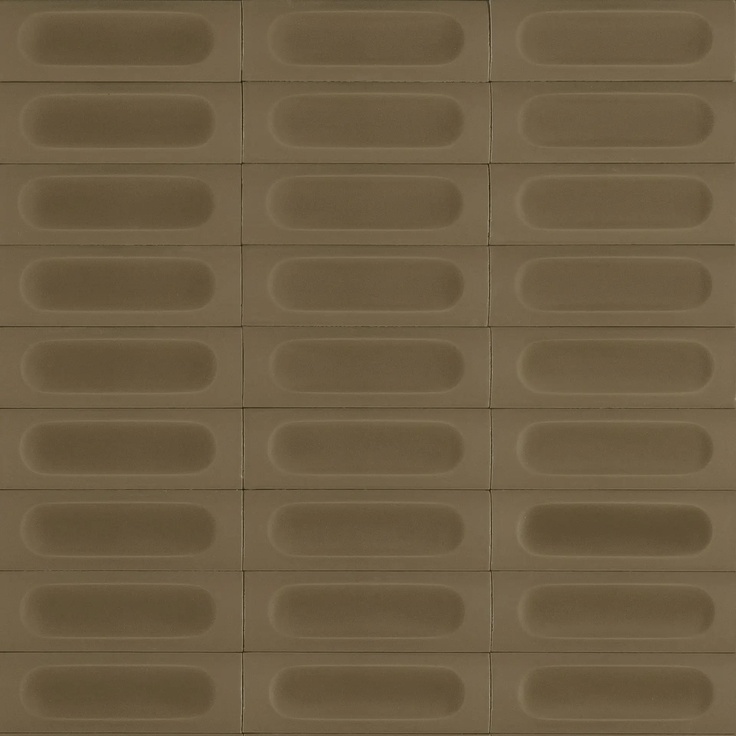 Marazzi Confetto С000578811 MEUZ_ConfettoKakiStr.3DSavoiardo5X15 porcelain tile 5x15 cm, Italy, monochrome - photo 1 Marazzi Confetto С000578811 MEUZ_ConfettoKakiStr.3DSavoiardo5X15 porcelain tile 5x15 cm, Italy, monochrome - photo 1