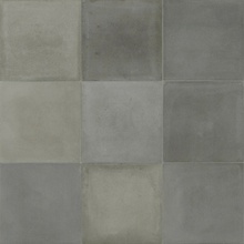 Marazzi D_Segni Blend С000509376 M603_D_segniBlendCarbone20X20 porcelanato 20x20 cm, Italia, debajo del concreto - foto 1 - foto 1