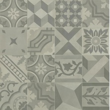 Marazzi D_Segni Blend С000525691 M60A_D_segniBlendDecoroMixGrigio20X20 porcelanato 20x20 cm, Italia, imitación de azulejos hidráulicos - foto 1 - foto 1