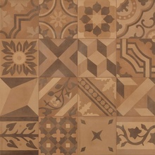 Marazzi D_Segni Blend С000525690 M609_D_segniBlendDecoroMixTerra20X20 porcelanato 20x20 cm, Italia, imitación de azulejos hidráulicos - foto 1 - foto 1