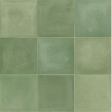 Marazzi D_Segni Blend С000525686 M5ZS_D_segniBlendVerde20X20 porcelanato 20x20 cm, Italia, debajo del concreto - foto 1 - foto 1